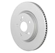 2019 Lexus UX250h - Front, Driver or Passenger Side Brake Disc, Geomet Coated, Plain Surface, Vented, 5 Lugs, 305 mm, 2.0L 4Cyl