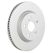 2019 Lexus UX250h - Front, Driver or Passenger Side Brake Disc, Geomet Coated, Plain Surface, Vented, 5 Lugs, 305 mm, 2.0L 4Cyl