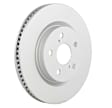 2019 Lexus UX250h - Front, Driver or Passenger Side Brake Disc, Geomet Coated, Plain Surface, Vented, 5 Lugs, 305 mm, 2.0L 4Cyl