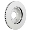 53011434 Front, Driver or Passenger Side Brake Disc, Geomet Coated, Plain Surface, Vented, 5 Lugs, 280 mm