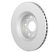 53011442 Front, Driver or Passenger Side Brake Disc, Geomet Coated, Plain Surface, Vented, 5 Lugs, 330 mm