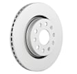 53011442 Front, Driver or Passenger Side Brake Disc, Geomet Coated, Plain Surface, Vented, 5 Lugs, 330 mm