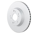 53011446 Front, Driver or Passenger Side Brake Disc, Geomet Coated, Plain Surface, Vented, 5 Lugs, 282 mm
