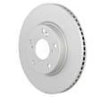 2021 Honda Insight - Front, Driver or Passenger Side Brake Disc, Geomet Coated, Plain Surface, Vented, 5 Lugs, 282 mm, 1.5L 4Cyl