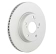 2021 Honda Insight - Front, Driver or Passenger Side Brake Disc, Geomet Coated, Plain Surface, Vented, 5 Lugs, 282 mm, 1.5L 4Cyl