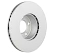 2016 BMW 328d - Front, Driver or Passenger Side Brake Disc, Geomet Coated, Plain Surface, Vented, 5 Lugs, 312 mm, 2.0L 4Cyl