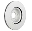 53011465 Front, Driver or Passenger Side Brake Disc, Geomet Coated, Plain Surface, Vented, 5 Lugs, 308 mm