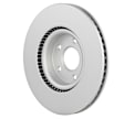 53011465 Front, Driver or Passenger Side Brake Disc, Geomet Coated, Plain Surface, Vented, 5 Lugs, 308 mm