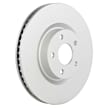 53011465 Front, Driver or Passenger Side Brake Disc, Geomet Coated, Plain Surface, Vented, 5 Lugs, 308 mm