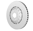53011468 Front, Driver or Passenger Side Brake Disc, Geomet Coated, Plain Surface, Vented, 5 Lugs, 374 mm