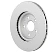 53011474 Front, Driver or Passenger Side Brake Disc, Geomet Coated, Plain Surface, Vented, 5 Lugs, 321 mm