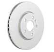 53011474 Front, Driver or Passenger Side Brake Disc, Geomet Coated, Plain Surface, Vented, 5 Lugs, 321 mm