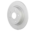 53011497 Rear, Driver or Passenger Side Brake Disc, Geomet Coated, Plain Surface, Solid, 5 Lugs, 282 mm