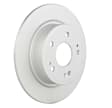 53011497 Rear, Driver or Passenger Side Brake Disc, Geomet Coated, Plain Surface, Solid, 5 Lugs, 282 mm