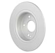 53011497 Rear, Driver or Passenger Side Brake Disc, Geomet Coated, Plain Surface, Solid, 5 Lugs, 282 mm