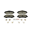 2008 Dodge Grand Caravan - Front Ceramic Brake Pad Set, 3.8L 6Cyl, QuietCast Series