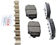 2019 Dodge Grand Caravan - Rear Ceramic Brake Pad Set, 3.6L 6Cyl, QuietCast Series