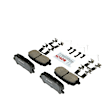 2016 Acura MDX - Rear Ceramic Brake Pad Set, 3.5L 6Cyl, QuietCast Series