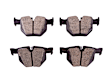 2008 BMW 528i - Rear Ceramic Brake Pad Set, 3.0L 6Cyl, RWD, Quietcast Premium Series