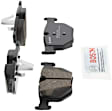 2008 BMW 528i - Rear Ceramic Brake Pad Set, 3.0L 6Cyl, RWD, Quietcast Premium Series