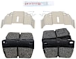 BC1051 Rear Quietcast Premium Series Ceramic Brake Pad Set