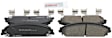 2009 Dodge Charger - Front Ceramic Brake Pad Set, 5.7L 8Cyl, Vented rr Rotor, Quietcast Premium Series
