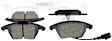 2011 Volkswagen CC - Front Ceramic Brake Pad Set, 2.0L 4Cyl, Quietcast Premium Series
