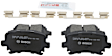 BC1108 Rear Quietcast Premium Series Ceramic Brake Pad Set