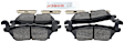 2006 Hummer H3 - Rear Ceramic Brake Pad Set, 3.5L 5Cyl, Quietcast Premium Series