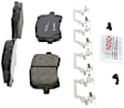 2009 Saturn Aura - Front Ceramic Brake Pad Set, 2.4L 4Cyl, Quietcast Premium Series