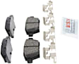 2011 Lincoln MKZ - Rear Ceramic Brake Pad Set, 3.5L 6Cyl, Quietcast Premium Series
