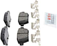 2011 Lincoln MKZ - Rear Ceramic Brake Pad Set, 3.5L 6Cyl, Quietcast Premium Series