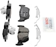 2011 BMW 328i - Rear Ceramic Brake Pad Set, 3.0L 6Cyl, RWD, Quietcast Premium Series