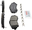 2008 Dodge Nitro - Front Ceramic Brake Pad Set, 4.0L 6Cyl, Quietcast Premium Series
