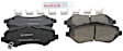2008 Dodge Nitro - Front Ceramic Brake Pad Set, 4.0L 6Cyl, Quietcast Premium Series