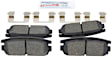 2008 Saturn Vue - Rear Ceramic Brake Pad Set, 3.5L 6Cyl, Quietcast Premium Series
