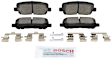 2012 Honda Odyssey - Rear Ceramic Brake Pad Set, Quietcast Premium Series