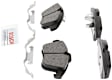 2013 Land Rover LR2 - Front Ceramic Brake Pad Set, 2.0L 4Cyl, Quietcast Premium Series