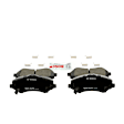 2008 Dodge Grand Caravan - Front Ceramic Brake Pad Set, 3.8L 6Cyl, QuietCast Series