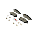 2008 Dodge Grand Caravan - Front Ceramic Brake Pad Set, 3.8L 6Cyl, QuietCast Series