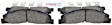 BC1328 Front Quietcast Premium Series Ceramic Brake Pad Set