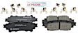 BC1391 Rear Quietcast Premium Series Ceramic Brake Pad Set