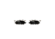 2013 Nissan Sentra - Rear Ceramic Brake Pad Set