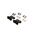 BC1398 Rear Ceramic Brake Pad Set