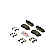 BC1398 Rear Ceramic Brake Pad Set