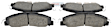 BC1399 Front QuietCast Series Ceramic Brake Pad Set