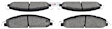BC1400 Rear QuietCast Series Ceramic Brake Pad Set