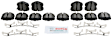 BC1419 Front Quietcast Premium Series Ceramic Brake Pad Set