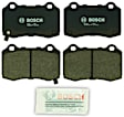 2014 Tesla Model S - Rear Ceramic Brake Pad Set, Quietcast Premium Series