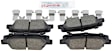 BC1439 Rear QuietCast Series Ceramic Brake Pad Set